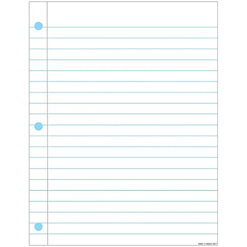 Ashley Productions ASH92001 Smart Poly Chart, Notebook Page Lined, 17" x 22" image 2