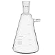 Labasics 500 ml Filterkolben mit 24/40 Normschliff, Filterkolben aus Hochwertigem Borosilikatglas, Schraubhals mit Rohrleitungen, 9 mm Schlauch Schnittstelle