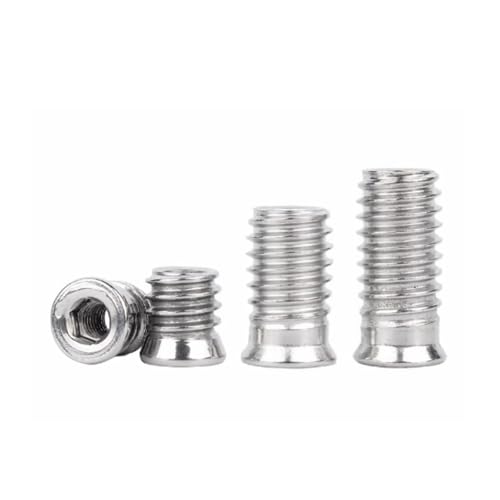 5�� M4 M5 M6 M8 �X�e�����X�X�`�[�� ���O�����ߍ��ݘZ�p�i�b�g �Ƌ�i�b�g�A�Z�p�\�P�b�g�h���C�u�C���T�[�g�i�b�g(5pcs M6x15)