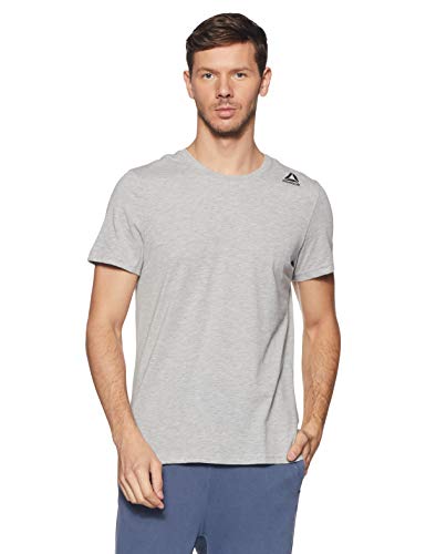 Image of Reebok Men's Solid Regular Fit T-Shirt