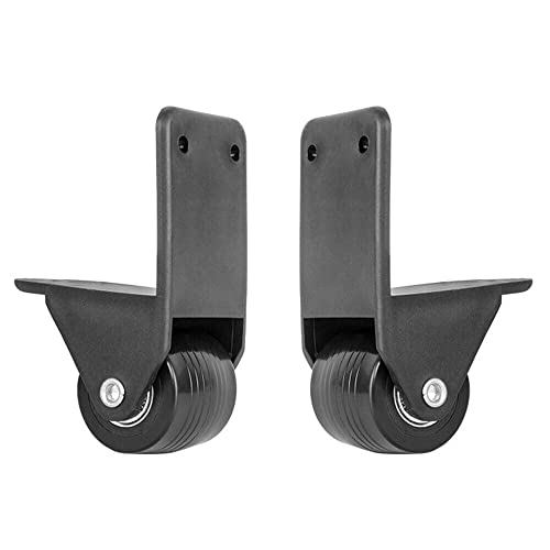 2PCS Luggage Wheels Replacement Universal Trolley Suitcase Bag Fixed Casters Plastic4