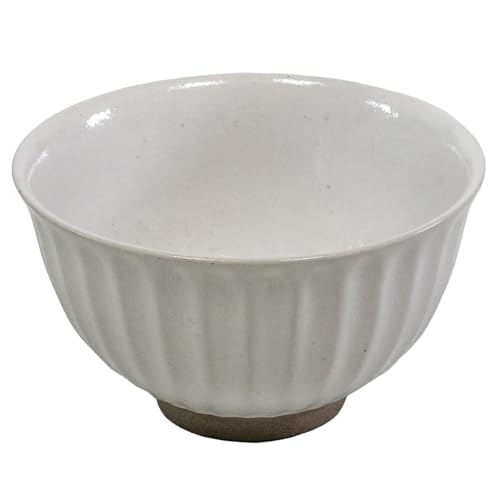 TAMAKI 和の器 しのぎ飯碗 白釉 白 ホワイト 直径11.5×高さ6.7cm 330ml 陶器 おしゃれ ギフト T-954218