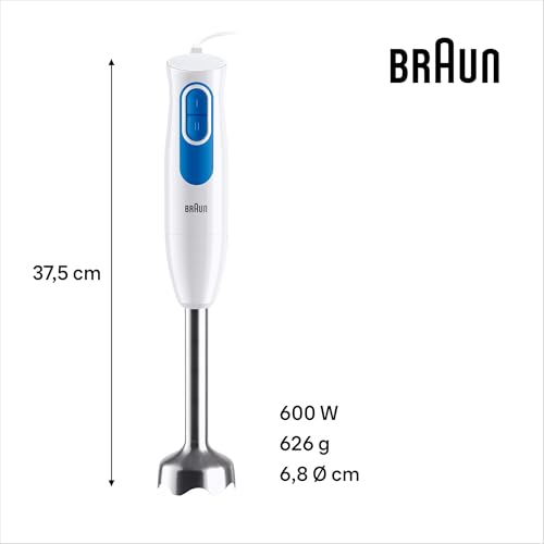 Batidora de mano Braun contra salpicaduras con picadora y varilla 6