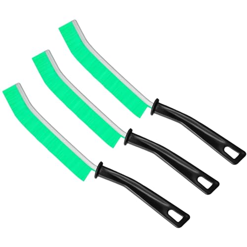 Spazzola per la Pulizia delle Fessure, Pulisci le Scanalature delle Piastrelle del Bagno, Spazzola per Pulire Doccia,Spazzola di Pulizia Finebrush (Verde)