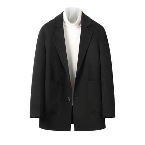 Veste en laine double face pour homme le confort épais contre le froid