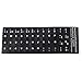 Autocollant de Clavier Espagnol, Autocollants de Clavier étanches, Revêtement Anti-abrasion, avec Matériau en PVC, pour Ordinateur Portable de 10 à 17 Pouces