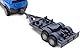 Toyland® 4x4-Auto- und Motorrad-Set aus – Freilauf – Maßstab 1:32 – Spielfahrzeuge (Blau)