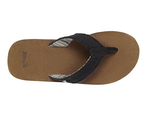 Image of Sanuk Mens Fraid Not Soft Top | Flip Flops for Men | Mens Sandals | Beach Sandals | Supportive & Lightweight | Comfort Footbed
