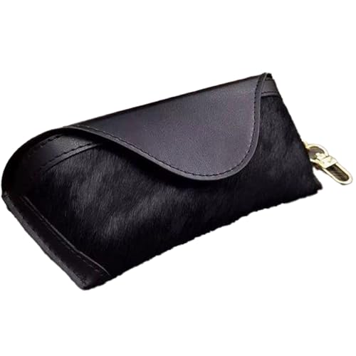 Image of kytasryl Soft Leather Sunglasses Bag,Travel Sunglass Holder Eyeglass Case Portable Slim Sunglasses Pouch