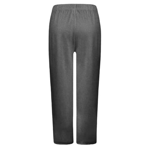 Women's High Waist Loose Sports Pants with Pocket Comfortable High Waist Jogging Trousers Casual Warm up Pants3