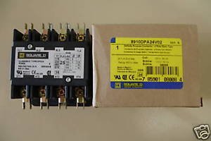 Square D 8910DPA24V02 Contactor 4 Pole 25 Amp 120V Coil ping