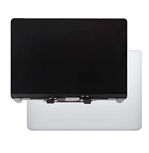 NBPCLCDScreen Replacement 13.3" for MacBook Pro Retina A1706 A1708 Late 2016 Mid 2017 EMC3071 EMC3163 EMC2978 EMC3164 661-05095 661-05096 LCD Display Screen Complete Assembly w/Silver Cover