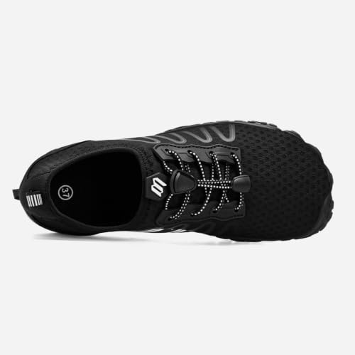 Image of Hike Barefoot Water Shoes for Women Men Footwear, Quick Dry Wide Toe Box Pro Beach Swim Athletic Sports Shoes, Non-Slip Lightweight Aqua Shoe for Pool Hiking Walking Kayaking Diving Surfing