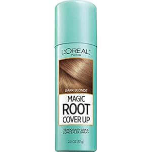 L’Oreal Paris Magic Root Cover Up Gray Concealer Spray Dark Blonde 2 oz.(Packaging May Vary)