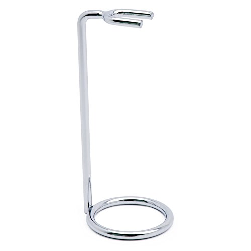 WEISHI Simple Metal Double Edge Safety Razor Stand Chrome