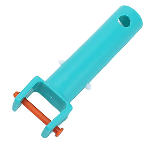 Ymiko Pool Brush Clip, Pool Vacuum Attachment with Wear Resistant 2Pcs Swimming Pool Handle, ABS Pool Vacuum Handle, Pool Handle Replacement Pool Pole Parts for Swimming Pool