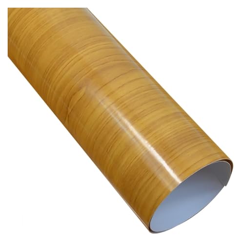 Film adhésif vinyle imitation bois brillant 30x200cm pour intérieur de voiture