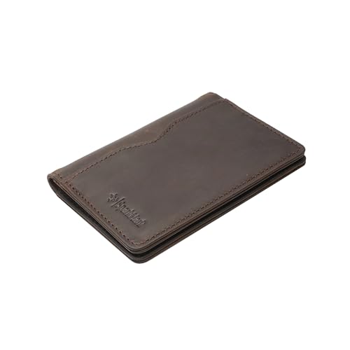 RFID Blocking Slim Wallet for Men | Thin Bifold Credit Card Holder Wallet | Mens Wallet Slim Business Card Case | Minimalist Front Pocket wallet with Gift Box (Genuine Full Grain Soft Leather)