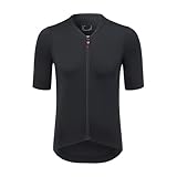 DGLDCSHUAI Herren-Fahrradtrikot, Rennrad-Trikot, atmungsaktiv, schnell trocknend, reflektierendes elastisches Gewebe, ideal für Frühling-Sommer-Reitbekleidung für Herren (XL)