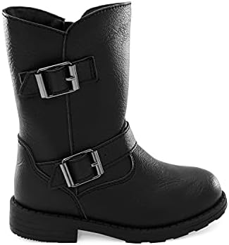 Simple Joys by Carter's Girls Jen Fashion Boot, Black, 4 Toddler | Image 1