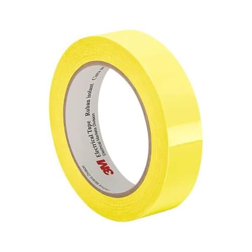Image of 3M 1318-1 Yellow Electrical Tape, 0.75 inch Width x 72yd Length (1 roll)