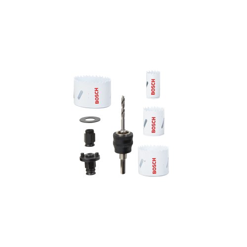 BOSCH HBUSKIT 8-Piece Universal Quick Change Hole Saw Kit