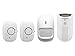 Produktbild GAO EMW302WF-HS G-Homa Mini-Alarm Kit inkl. Empfangsgerät mit Alarmfunktion, Funkbewegungsmelder, 2 Funk Tür-/Fensteralarm
