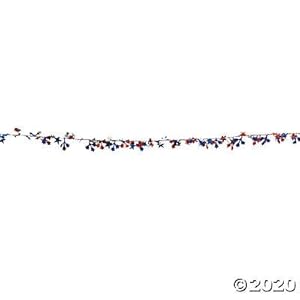 Fun Express Patriotic Wire Star Garland for Fourth of July Party Decor (9 feet Long) Fun Express Patriotic Wire Star Garland for Fourth of July Party Decor 9 feet Long