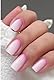 JMEOWIO Nagelfolie UV Härtend Rosa Farbverlauf UV Gel Nail Strips Nagelsticker Nagelaufkleber Nail Art Dekoration Nageldesign Zubehör