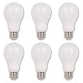 Westinghouse 5081120 5081100 11 (75 Watt Equivalent) Omni A19 Dimmable Bright LED Light Bulb with Medium Base, 6-Pack, 6 Count (Pack of 1), Warm White (3000 Kelvin)