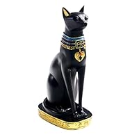 Amazon.co.jp: エジプトの猫の置物 - エジプトの猫の女神バステト像