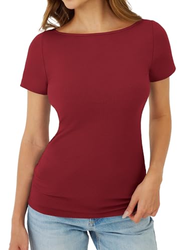 GKBK Women's Boat Neck T-Shirt - $12.99 with code ABBL2DKI - Image 2