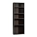 Sauder Beginnings 5-Shelf Bookcase, Cinnamon Cherry finish