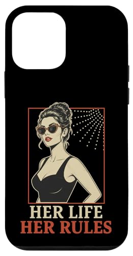 Her Life Her Rules Independent Quote �s���i�b�v�K�[�� �X�}�z�P�[�X iPhone 12 mini �p