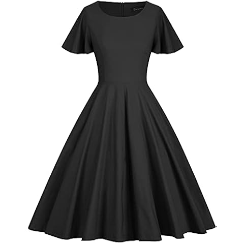 GownTown 1950s Vintage Butterfly Sleeve Dress Cover