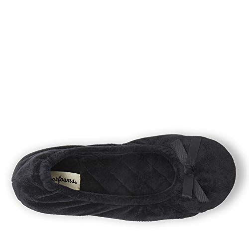 Image of Layla Ballerina Slippers, Memory Foam Lightweight Indoor House Shoes