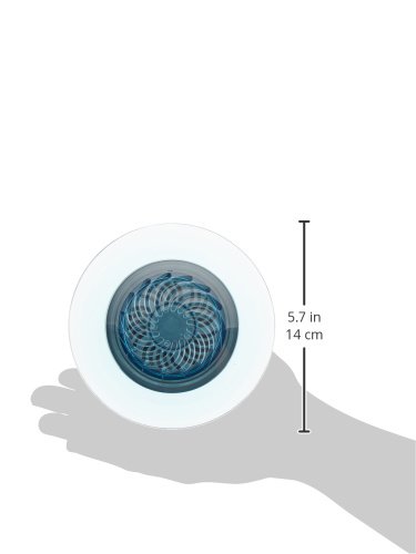 Speakman S-4000-E15 Reaction Fixed Low-Flow Shower Head For Stylish Bathroom Décor, 1.5 Gpm, Clear Dusk Blue #TOP7