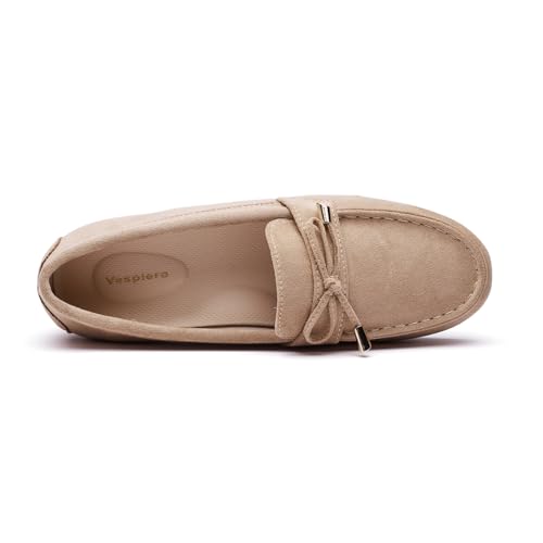 Image of Vespiero Loafers for Women Slip On Flats Comfortable Business Dressy Casual Non Slip Work Walking Office Loafers Shoes