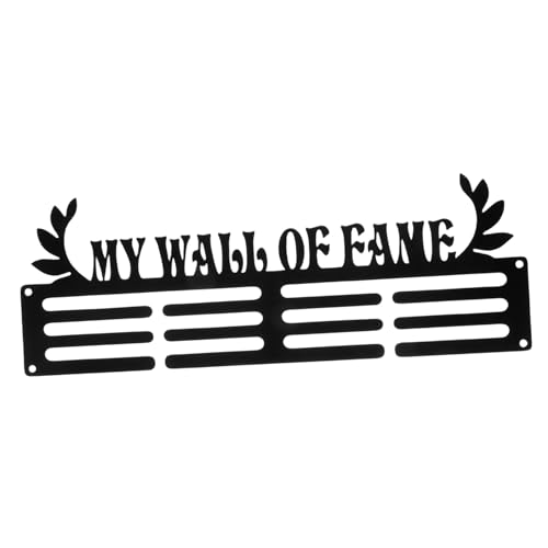 Soporte de medallas para pared que soluciona el desorden de trofeos
