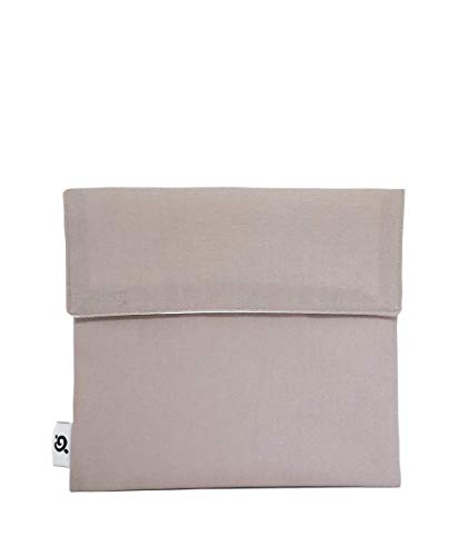 Qwetch Sac Porte-Snacks, Beige, Unique Cover