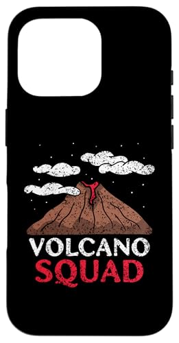 Volcano Squad 火山火山 地質学 溶岩 火山 スマホケース iPhone 16 Pro 用