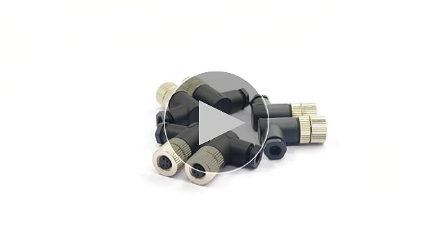 mikiページ♡⃜ Amazon.com: Elecbee M8 Connector Screw Type Connector Right