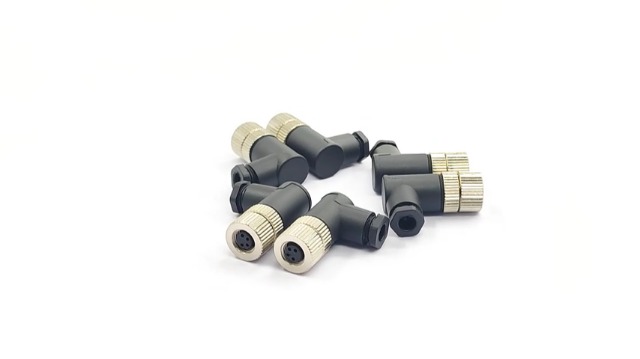 mikiページ♡⃜ Amazon.com: Elecbee M8 Connector Screw Type Connector Right