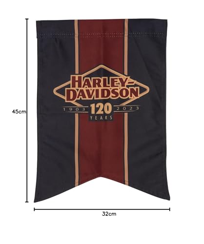 Harley-Davidson Weather-Resistant 120th Anniversary Garden Flag Limited Edition, HDX-99258