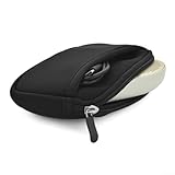 YobiLife Lautsprecher-Aufbewahrungstasche für B&O P2 Wireless Speaker Tragbares Tauchmaterial mit Außentasche 15x10,5x3,2cm Schwarz