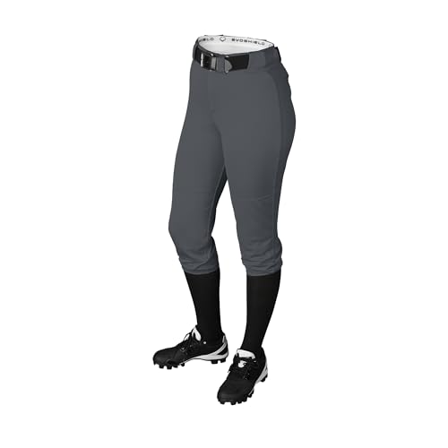 EvoShield Women's Unlocked Mid Rise Pant | Baseball/Softball | Charcoal Grey | 2XL - XX-Large