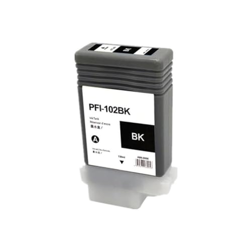 Encre PFI-102 Black pour impression de plans d'architecture sur traceurs iPF710 et iPF605