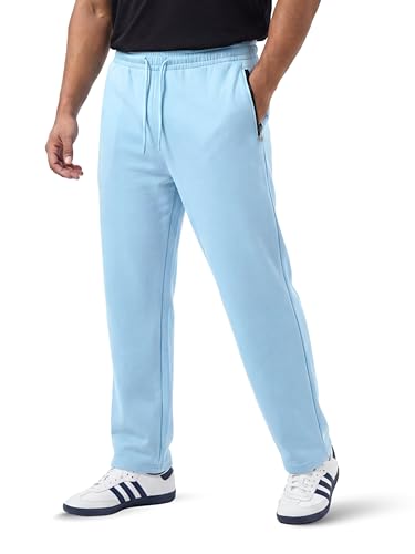 Image of Fflirtygo Mens Straight Fit Track Pants with Zip Pockets | Cotton Joggers Gym | Lower for Men | Sweatpants Sizes Upto 6XL