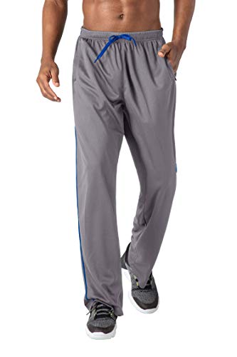 Jogger Sweatpants Men Zipper Pockets Fitness Pants for Men Running Pants Men Dry