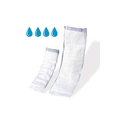 Couches adultes droites intraversables 18x60 cm (x15) incontinence - Unique Cover